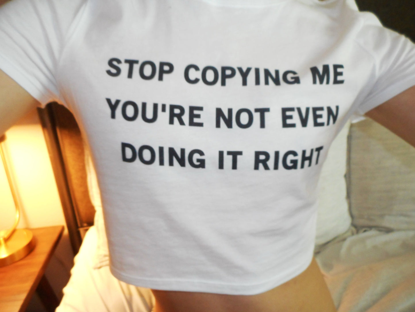 Stop Copying Me - bby tee