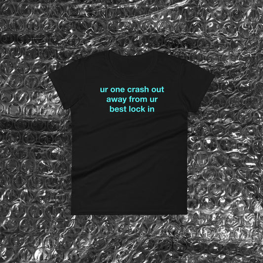 crash out girl's tee
