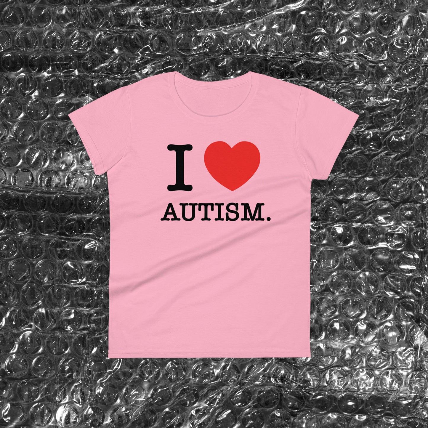 I Love Autism women's tee